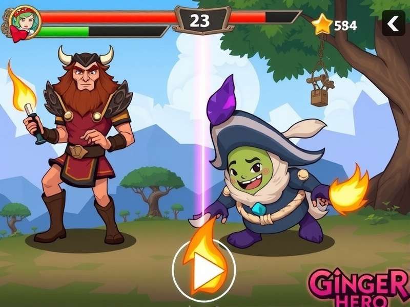 Ginger Hero Duel Gameplay Screenshot
